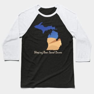 Sleeping Bear Sand Dunes Baseball T-Shirt